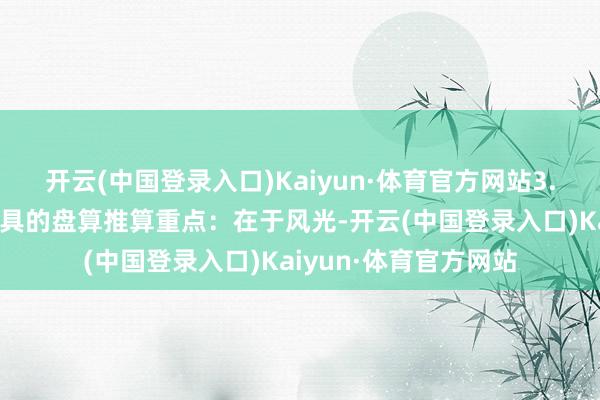 开云(中国登录入口)Kaiyun·体育官方网站3.本外不雅盘算推算家具的盘算推算重点：在于风光-开云(中国登录入口)Kaiyun·体育官方网站