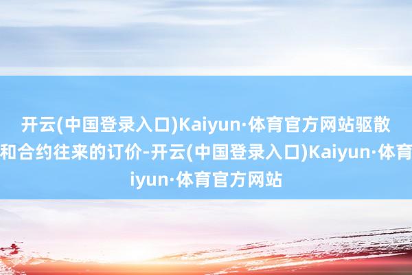 开云(中国登录入口)Kaiyun·体育官方网站驱散现货往来和合约往来的订价-开云(中国登录入口)Kaiyun·体育官方网站