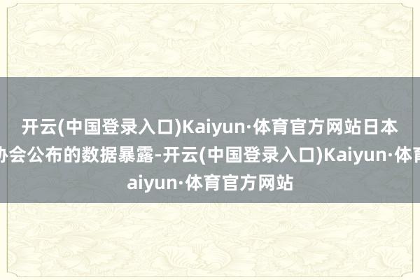 开云(中国登录入口)Kaiyun·体育官方网站日本汽车工业协会公布的数据暴露-开云(中国登录入口)Kaiyun·体育官方网站